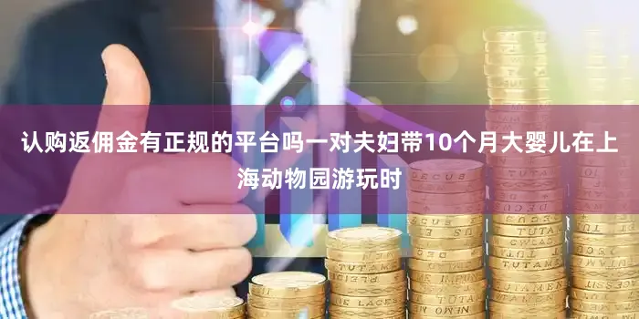 认购返佣金有正规的平台吗一对夫妇带10个月大婴儿在上海动物园游玩时