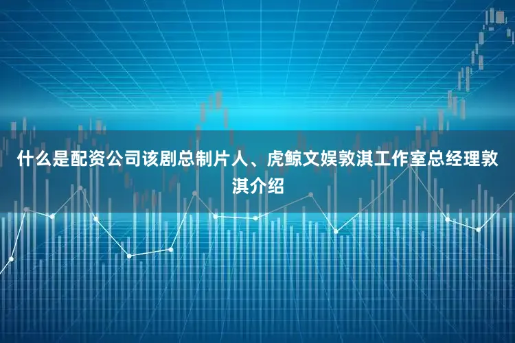 什么是配资公司该剧总制片人、虎鲸文娱敦淇工作室总经理敦淇介绍