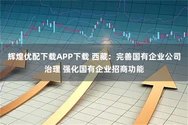 辉煌优配下载APP下载 西藏：完善国有企业公司治理 强化国有企业招商功能